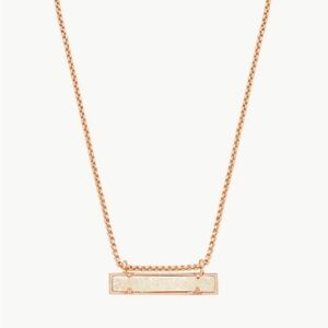 Kendra Scott Leonor necklace- rose gold